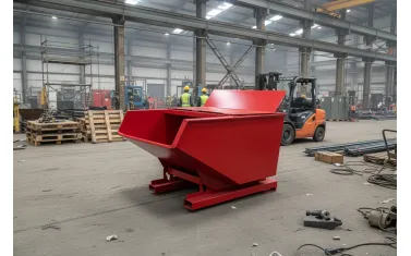 Forklift vs. Telehandler Tipping Skips